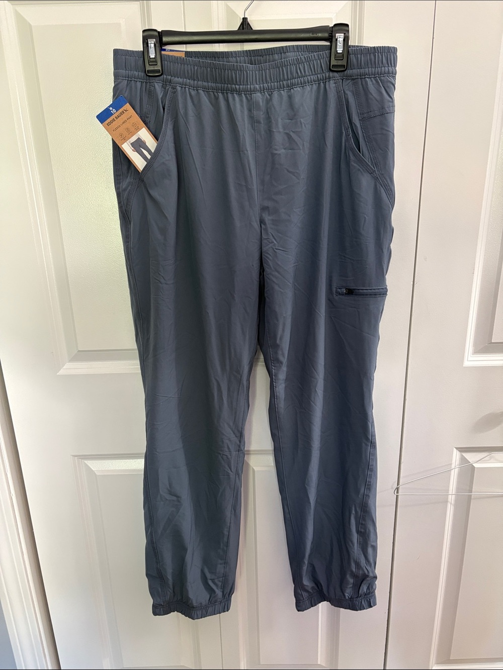 NWT—Eddie Bauer Women’s Fleece Lined Gray Jogger Pants